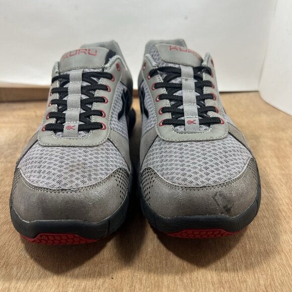 Kuru Quantum Men Size 11.5 Grey Walking Shoes Plantar Fasciitis Orthopedic Shoes